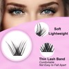 Lash Clusters Wispy Eyelash Clusters 144pcs Natural Cluster Eyelash Extensions