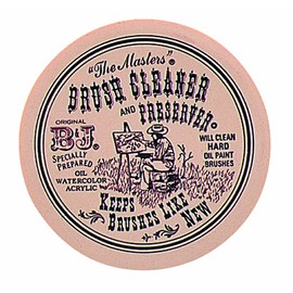 The Masters Brush Cleaner and Preserver – Non-Toxic – Cleans & Restores Art Paint Brushes – Removes Acrylic, Oil & Watercolor Paint – 2.5 oz