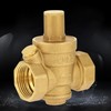 1pc Brass Adjustable Water Pressure Reducing Regulator Valve Thread DN25