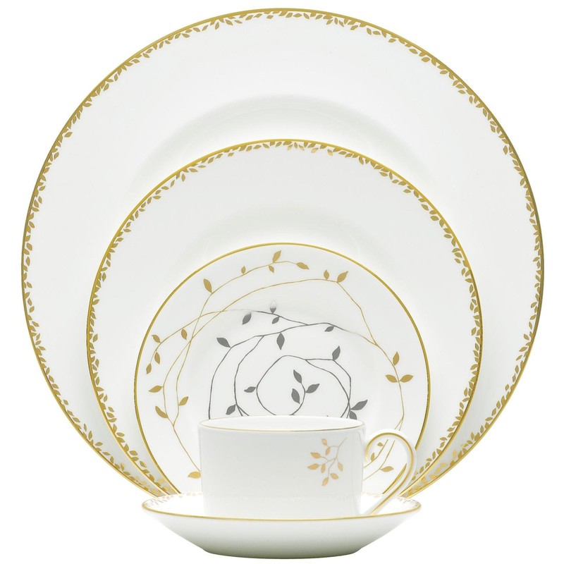 Wedgwood Vera Wang Gilded Leaf 5-Piece Place Setting