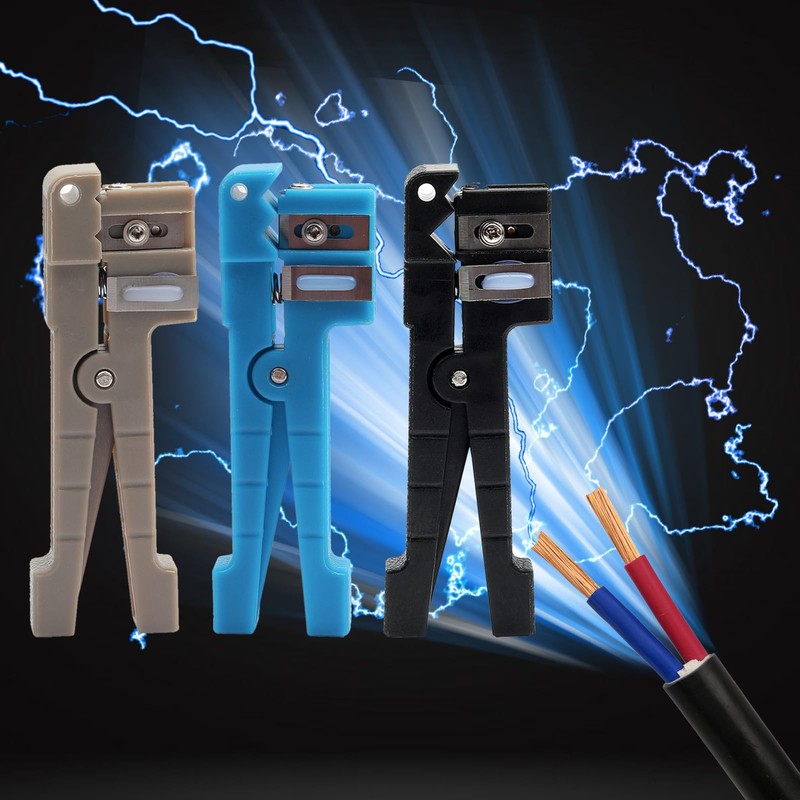 Fiber Optic Cutter Tool, 3 Pcs Coaxial Cable Stripper Cable
