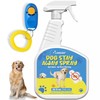 LARICEO Dog Potty Routine Aid Spray with Clicker for Puppies,