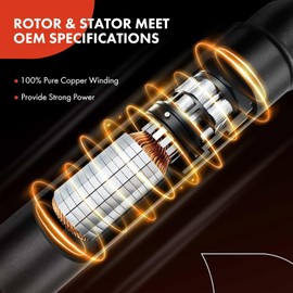 A-Premium Rear Right Passenger Side Power Hatch Lift Support Compatible with Maserati Levante 2017-2020 Sport Utility