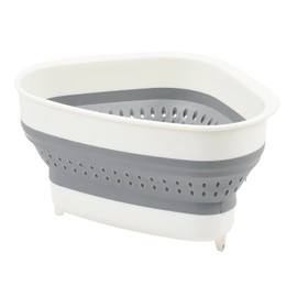 Liberty Corporation Kitchen Sink Folding Triangle Corner Antibacterial Folding Corner Warm Gray StyleStorage