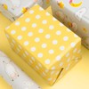 LDGOOAEL Mini Short Wrapping Paper Roll - Reversible Design (17"