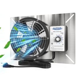 ALORAIR Stainless Steel Crawl Space Ventilation Fan with Humidistat Dehumidistat, IP55 Rated Crawlspace Vent Fan for Foundation Basements Garage Attic-540 CFM,900 Sq.Ft.