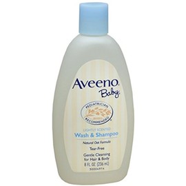 AVEENO Baby Wash and Shampoo 8 oz (8 Pack)