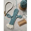 Enia Store Macrame Cactus Wall Hanging Crafts Kit (Sage)