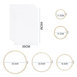 Comzantor 205 Pieces Embroidery Set Adults, Embroidery Kit, Cross Stitch Punch Needle, Embroidery Cross Stitch Kit, Embroidery Hoop Embroidery Practice Set, for Embroidery Learning and Beginners