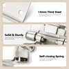 4 Pack 2 Pair Brushed Nickel Cabinet Hinges - 3/8