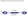 X AUTOHAUX Universal 1 Set 22mm Motorcycle Balance Bar Crossbar