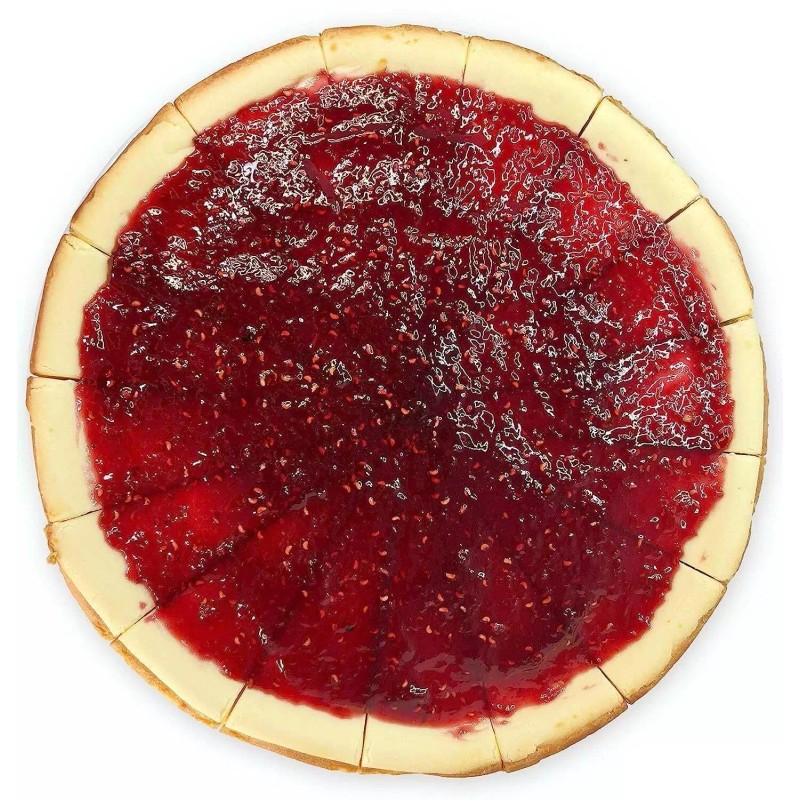 Andy Anand Gourmet Raspberry Cheesecake 9" Made Fresh 2 lbs
