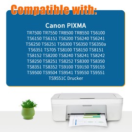 Jhaan CLI-581XXL PB Photo Blue Printer Cartridges Compatible with Canon 581 CLI581 XXL Compatible with Pixma TS705 TR8550 TS6150 TR7550 TS6250 TR8500 TS8251 TS6350 TS9550 TS6151 TS9551(PB). 3 Pack)