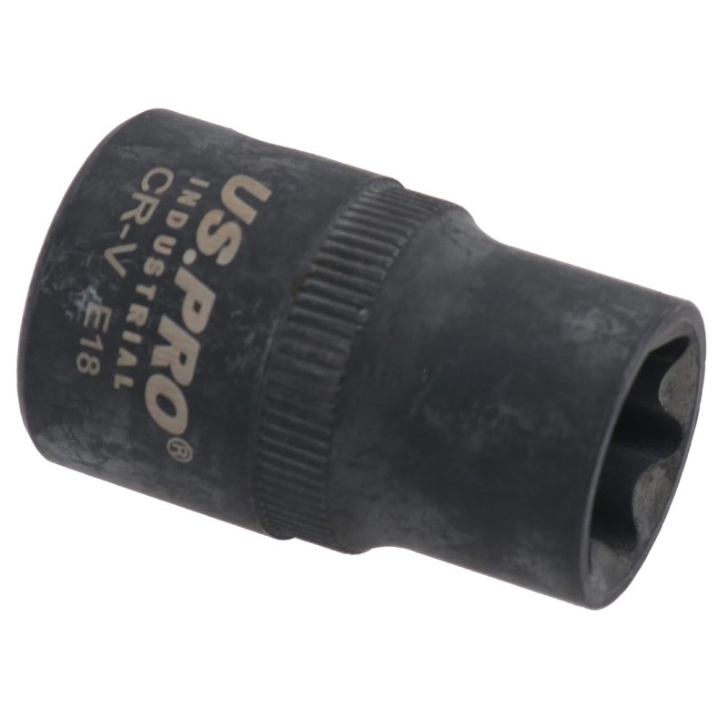 E18 Female Impacted Impact Torx Star E Socket 1/2in Drive