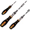 TOOLMAK 61pcs Ratcheting Screwdriver Set,Socket Set,Precision Screwdriver Bit Set with