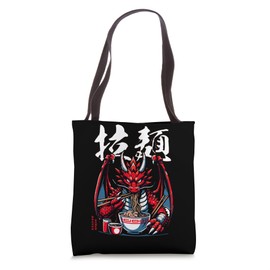 Mythical Dragon Ramen Noodles Character Japanese Anime Tote Bag