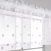 White Valances for Kitchen Rod Pocket Farmhouse Boho Country Decor