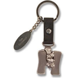 Guardian Angel Key Ring with Letter H
