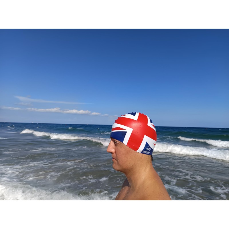 Sargoby Fitness UK Swim Cap Adult Standard-Size for Competitive or