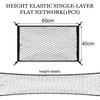 EDLMKM CCar Cargo Net, Adjustable Elastic Car Boot Mesh 60x40cm,