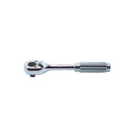 Koken 2753N 1/4 (6.35 mm) SQ. Ratchet Handle (Knurling Grip), Total Length 4.5 inches (115 mm)