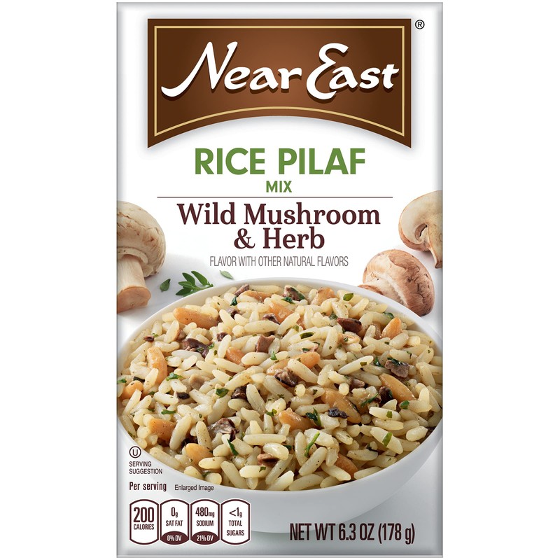 Near East Wild Mushroom And Herb Pilaf, 6.3 oz