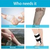 Tideshake Non‑Slip Waterproof Foot Cast Cover for Showering, Reusable Adult