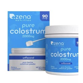 Pure Zena Nutrition Pure Colostrum, 2000 mg