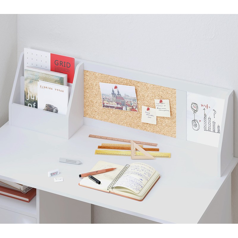 UTEX Kids Study Desk with Storage, Wooden Children School Study