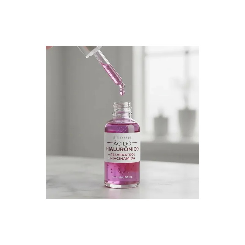 Serum Ácido Hialurónico Niacinamida Resveratrol 30ml Momento de aplicación Noche