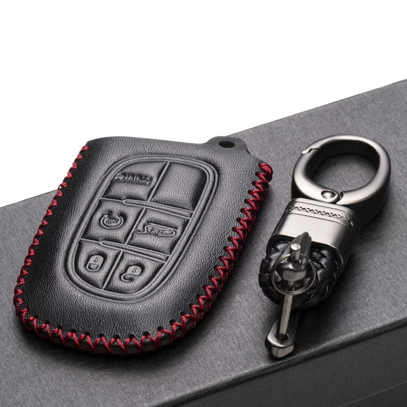 Vitodeco - Funda protectora de piel auténtica para Jeep Cherokee