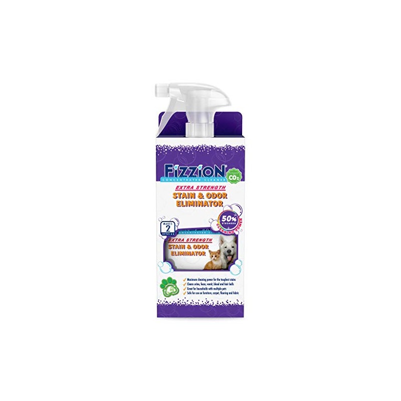 Fizzion Extra Strength Pet Stain and Odor Remover 23 Ounce