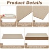 50 Pcs Book Board, Binders Board Chipboard Designer Bookboard Kraft