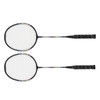 2Pcs Badminton Racquets Set Lightweight Sturdy Double Badminton Rackets with