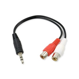 3.5mm Stereo Mini Plug to RCA Pin Jack Audio Converter Cable Converter Adapter 10cm