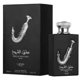 Lattafa Pride Collection Ishq Al Shuyukh Sliver by Lattafa Pride 3.4oz EDP Unisex