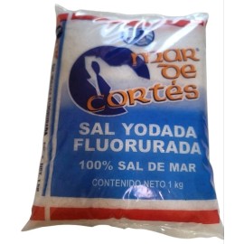 Mar de Cortes 100% Fluoridated Ionized Sea Salt 1Kg (2.2Lb)