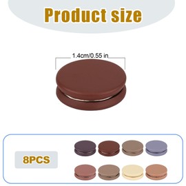 8pcs Hijab Magnetic Pins, 0.55 Inch Strong Magnetic Hijab Pins Multi-Purpose No Snag Magnet Scarf Clip Magnetic Clasp for Women Girls Clothes Decoration(Color K)