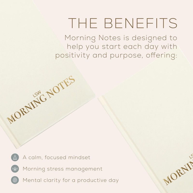 LSW London Undated 3-Month Morning Notes Journal - A5 Daily