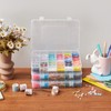Lifewit 3 Pack 36 Grids Clear Stackable Plastic Organizer Storage