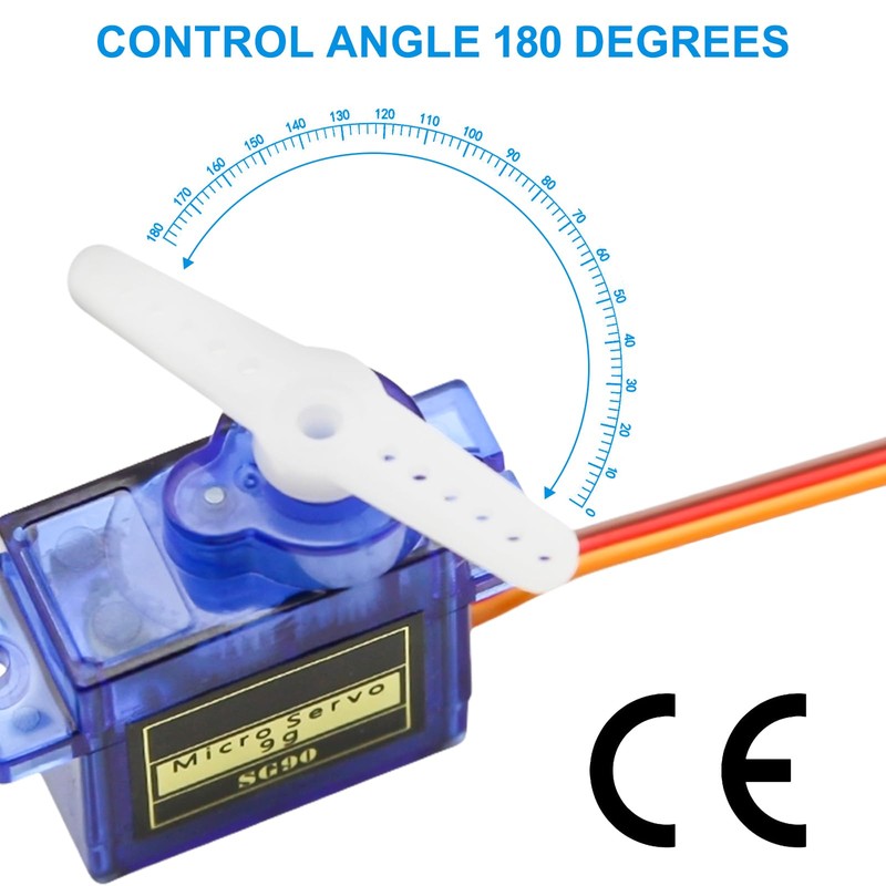 Pack of 12 9G Micro Servo Motor: Micro Servo Motor