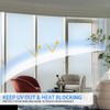 DERZGAO Window Privacy Film with Installation Tools, Static Cling, Anti