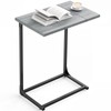Pipishell C-Shaped Side Table, C-Table for Sofa, End Table with