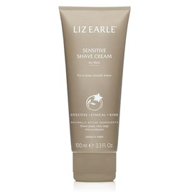 Liz Earle Sensitive Shave Cream for Men with Eucalyptus Essential Oil and Lavendar Essential Oil, for All Skin Types, 100ml