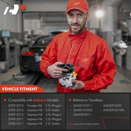 A-Premium Power Steering Pump with Pulley Compatible with Subaru Forester 2009-2010 Impreza 2008-2012 2.0L 2.5L Naturally Aspirated