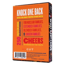Truth or Drink The Game by Cut Games - Hilariously Funny Questions You’d Dare to Answer Out Loud - Best Adult Card Game for Parties and Game Night (Truth or Drink: What Up Fam)