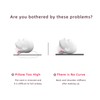 SUQ I OME Slim Sleeper-Ultra Thin Memory Foam Pillow for
