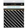 Deco Foil Clear Toner Sheets 8.5"x 11" 2 pack -