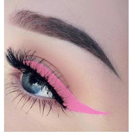 Liquid Eyeliner Pen, Long-Lasting Eye Liner Pencils for Eye Makeup, Pigmented Water-proof colorful Eyeliner Liquid Liner Pencil (Pink)
