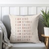 Classroom Pillow Covers for Kids Reading Corner, Affirmation Throw Pillow
